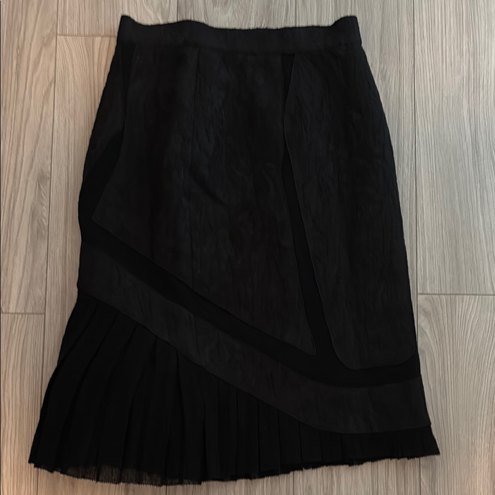 Proenza Schouler Black Asymmetrical Skirt